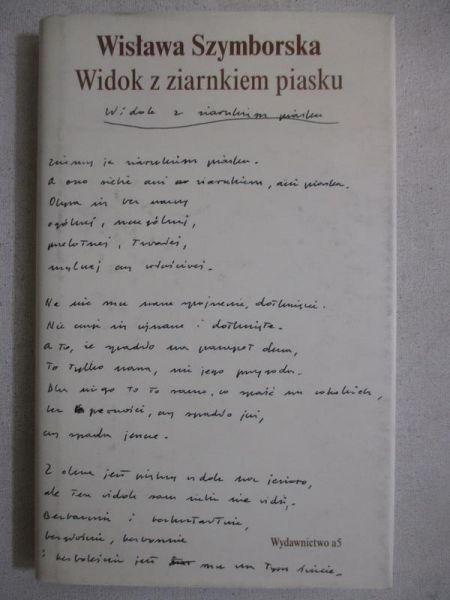 Widok z ziarnkiem piasku