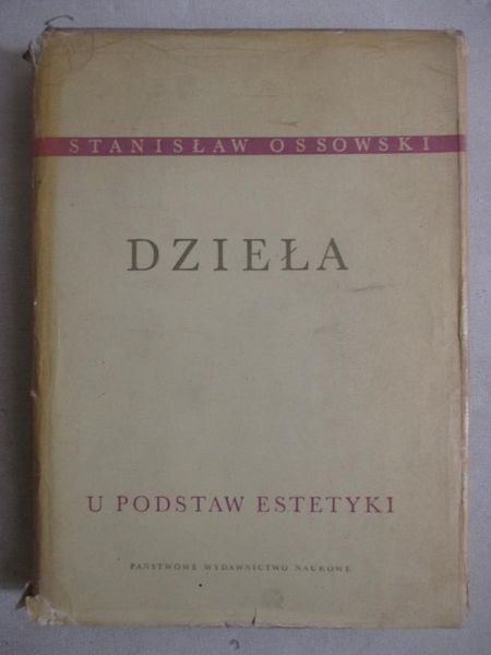 Dzieła Tom I, U podstaw estetyki