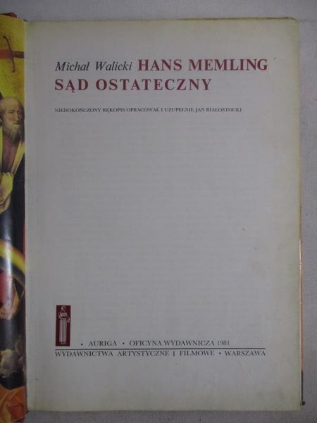 Hans Memling. Sąd Ostateczny