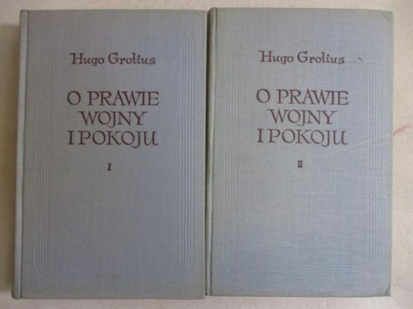 O prawie wojny i pokoju, T.I-II