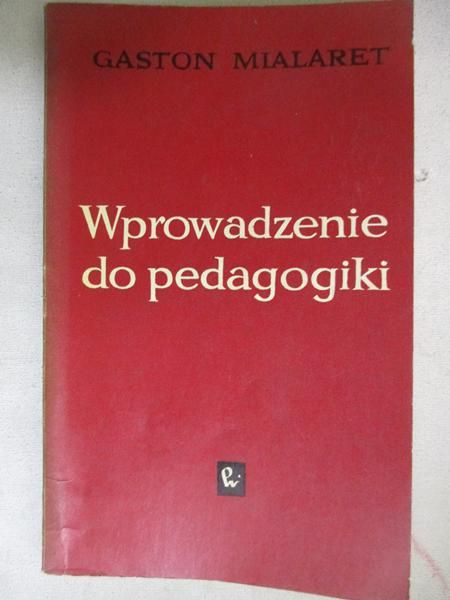 Wprowadzenie do pedagogiki