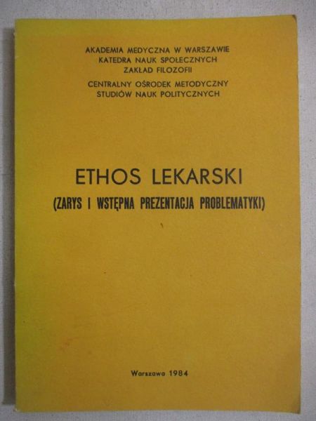 Ethos lekarski