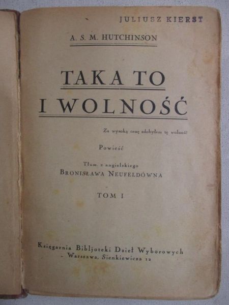 Taka to i wolność