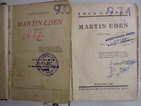 Martin Eden. Tom I-II, 1937 r., 1923 r.