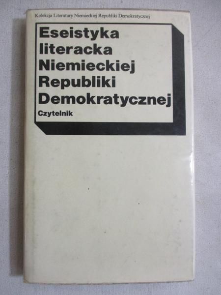 Eseistyka literacka Niemieckiej Republiki Demokratycznej