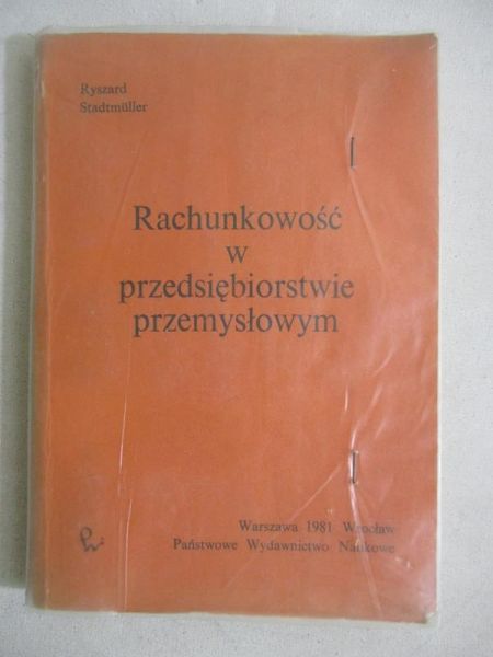 Rachunkowość w przedsiębiorstwie przemysłowym