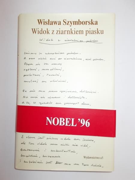 Widok z ziarnkiem piasku