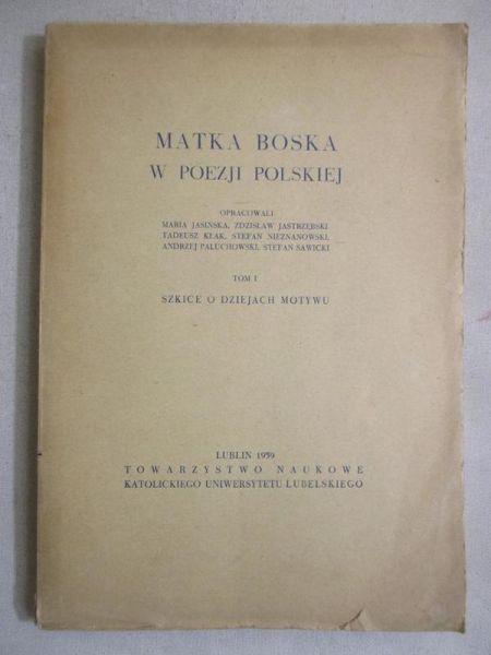 Matka Boska w poezji polskiej