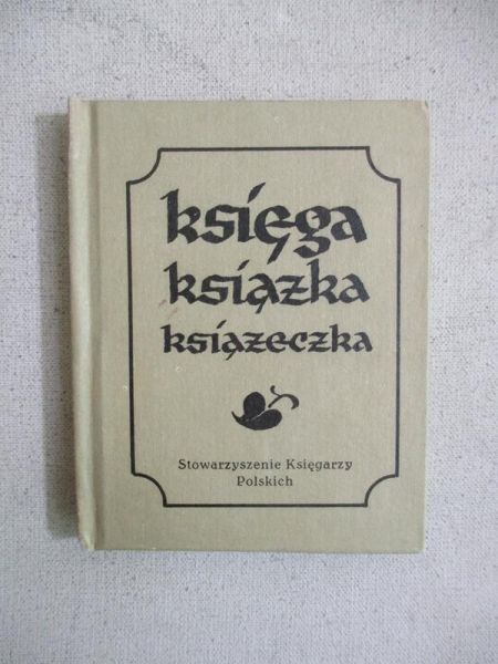 Księga, książka, książeczka