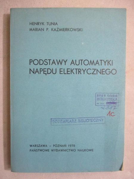 Podstawy automatyki napędu elektrycznego