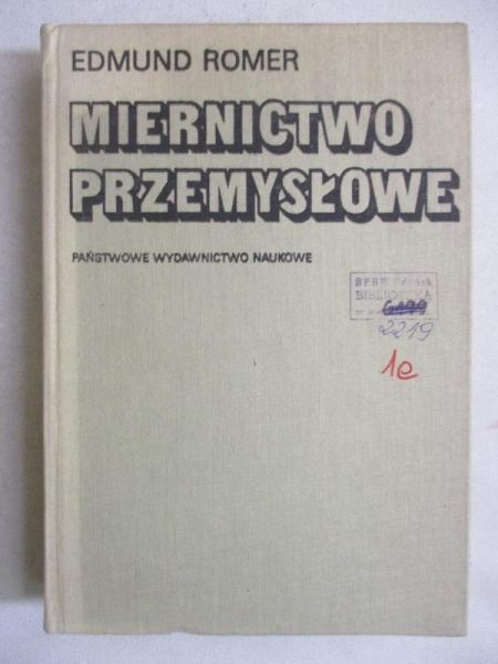 Romer Edmund- Miernictwo przemysłowe