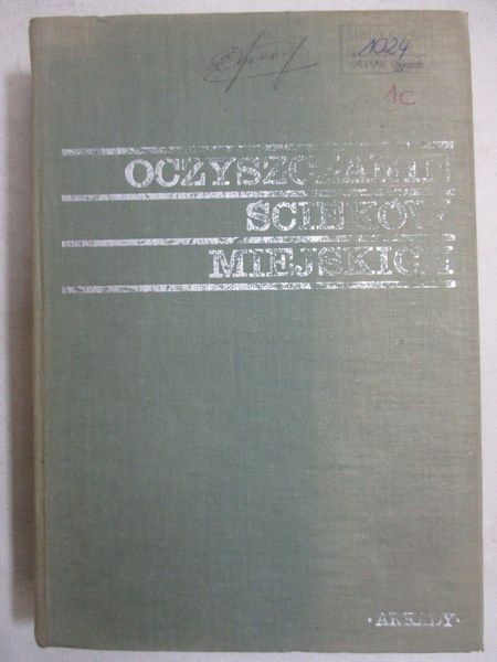 Cywiński Bohdan - Oczyszczanie ścieków miejskich