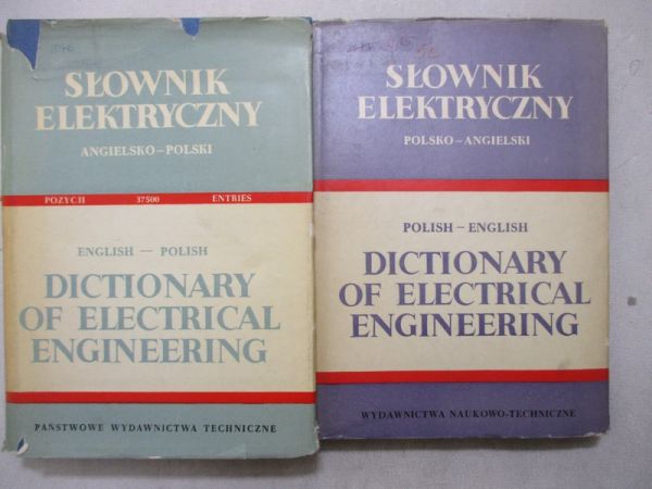 Słownik elektryczny Polsko - Angielski/Angielsko-Polski