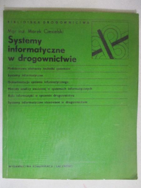 Systemy informatyczne w drogownictwie