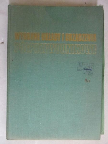 Wybrane układy i urządzenia półprzewodnikowe