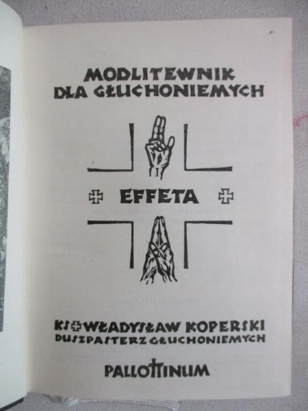 Modlitewnik dla głuchoniemych