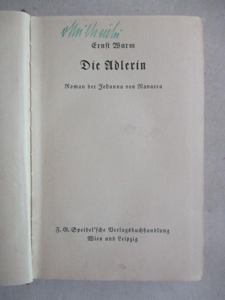 Die Ablerin, 1936 r.