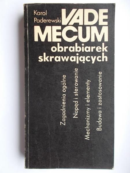 Paderewski Karol - Vademecum obrabiarek skrawających