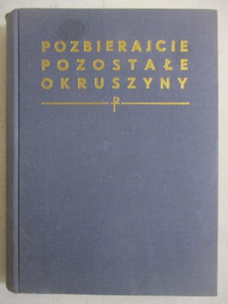Pozbierajcie pozostałe okruszyny