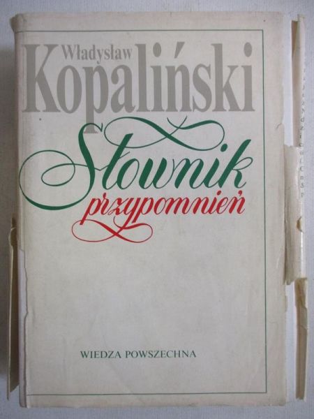 Słownik przypomnień