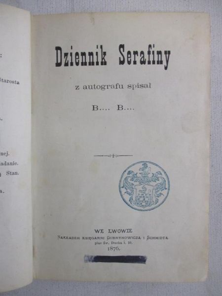 Asnyk Adam- Dziennik Serafiny.
