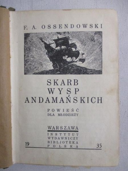 Skarb Wysp Andamańskich, 1935 r.
