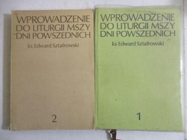 Wprowadzanie do liturgii mszy dni powszednich, tom I – II