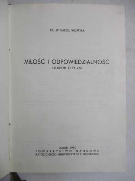 Miłość i odpowiedzialność