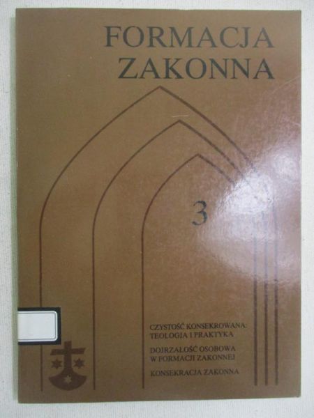 Formacja zakonna, t. 3
