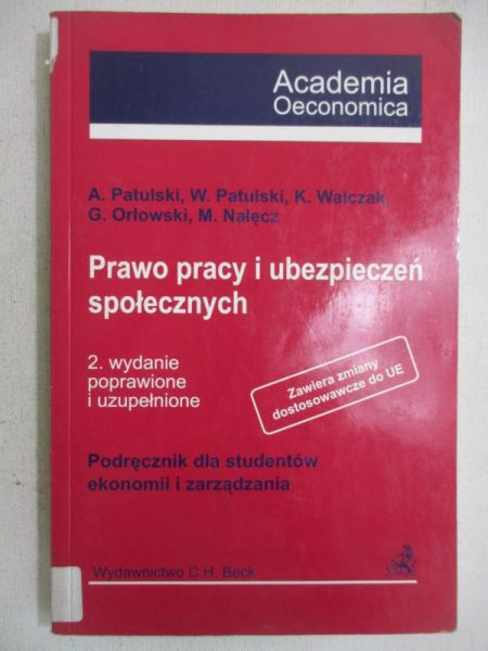 Prawo pracy i ubezpieczeń społecznych