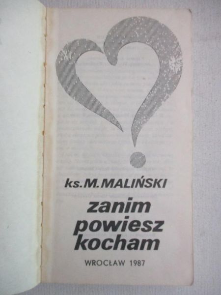 Zanim powiesz kocham