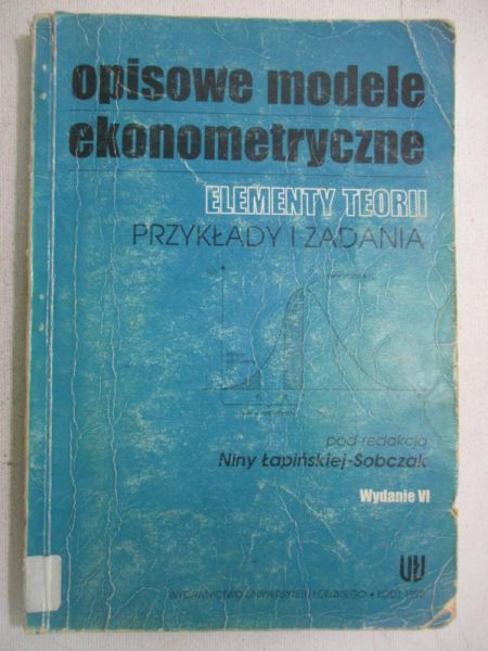 Opisowe modele ekonometryczne