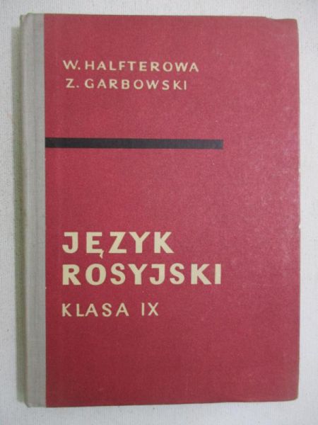 Halfterowa W. - Język rosyjski, klasa IX