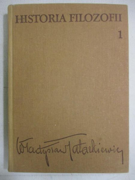Historia filozofii, t. I