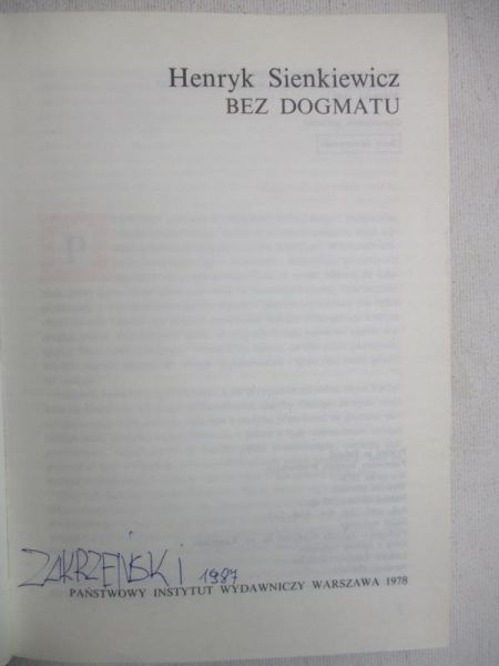 Pisma wybrane. Bez dogmatu