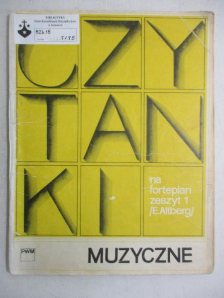 Czytanki muzyczne na fortepian, zeszyt 1