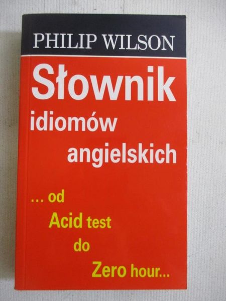 Słownik idiomów angielskich