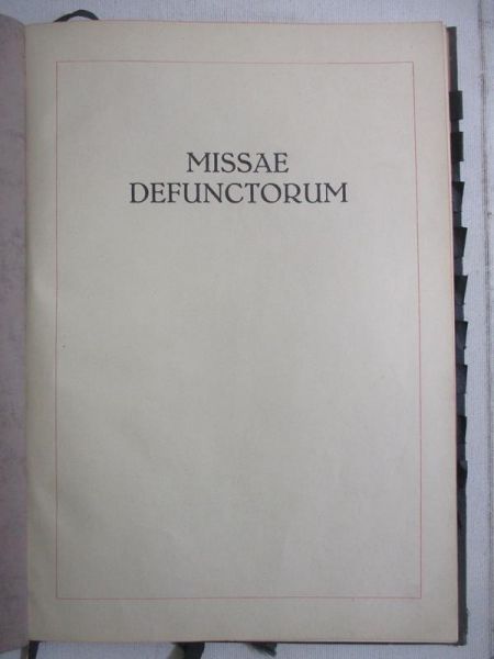 Bieniek Julius - Missae Defunctorum, 1950r.