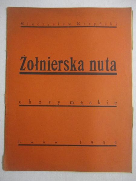 Żołnierska nuta, 1934