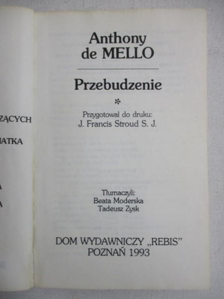 de Mello Anthony - Przebudzenie