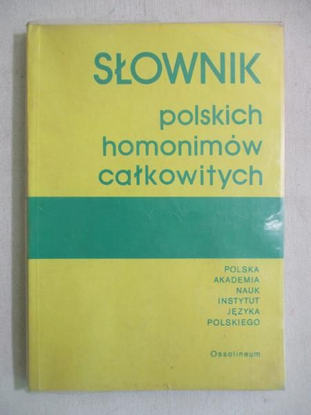 Buttler Danuta (opr.) - Słownik polskich homonimów całkowitych