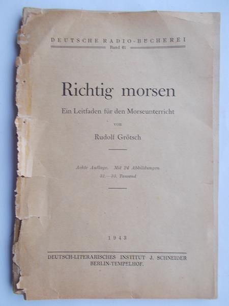 Richtig morsen