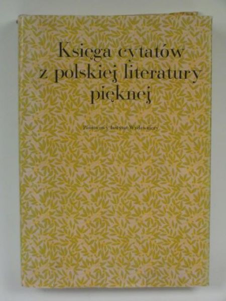 ł - Księga cytatów z polskiej literatury pięknej