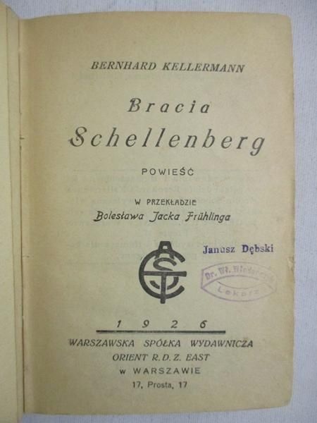 Bracia Schellenberg, 1926 r.