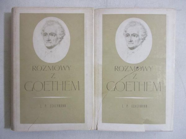 Rozmowy z Goethem, Tom I-II