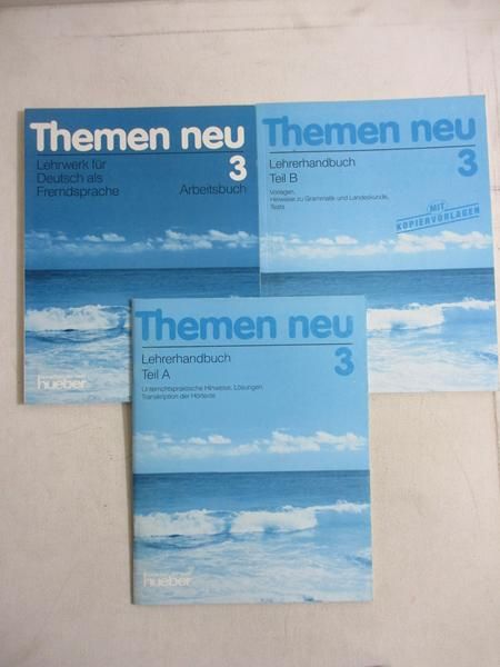 Themen neu 3, Arbeitsbuch / Kursbuch