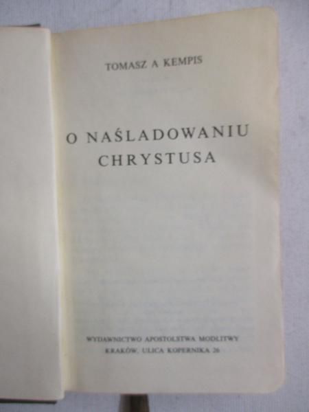 O naśladowaniu Chrystusa