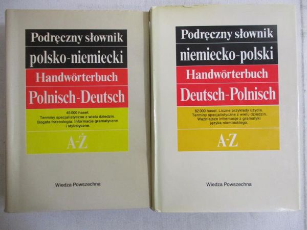 Chodera Jan - Podręczny słownik polsko-niemiecki, niemiecko-polski, 2 książki
