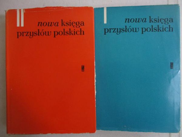 Nowa księga przysłów polskich, Tom I-II