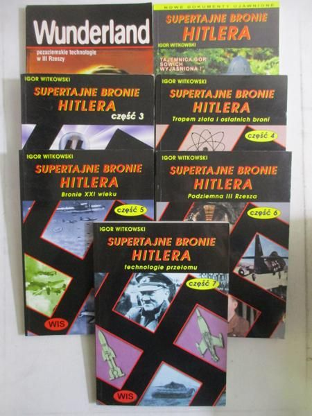Supertajne bronie Hitlera T. I,III-VII + Wunderland